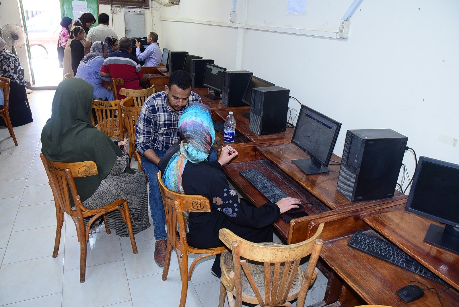 معمل تنسيق بجامعة سوهاج