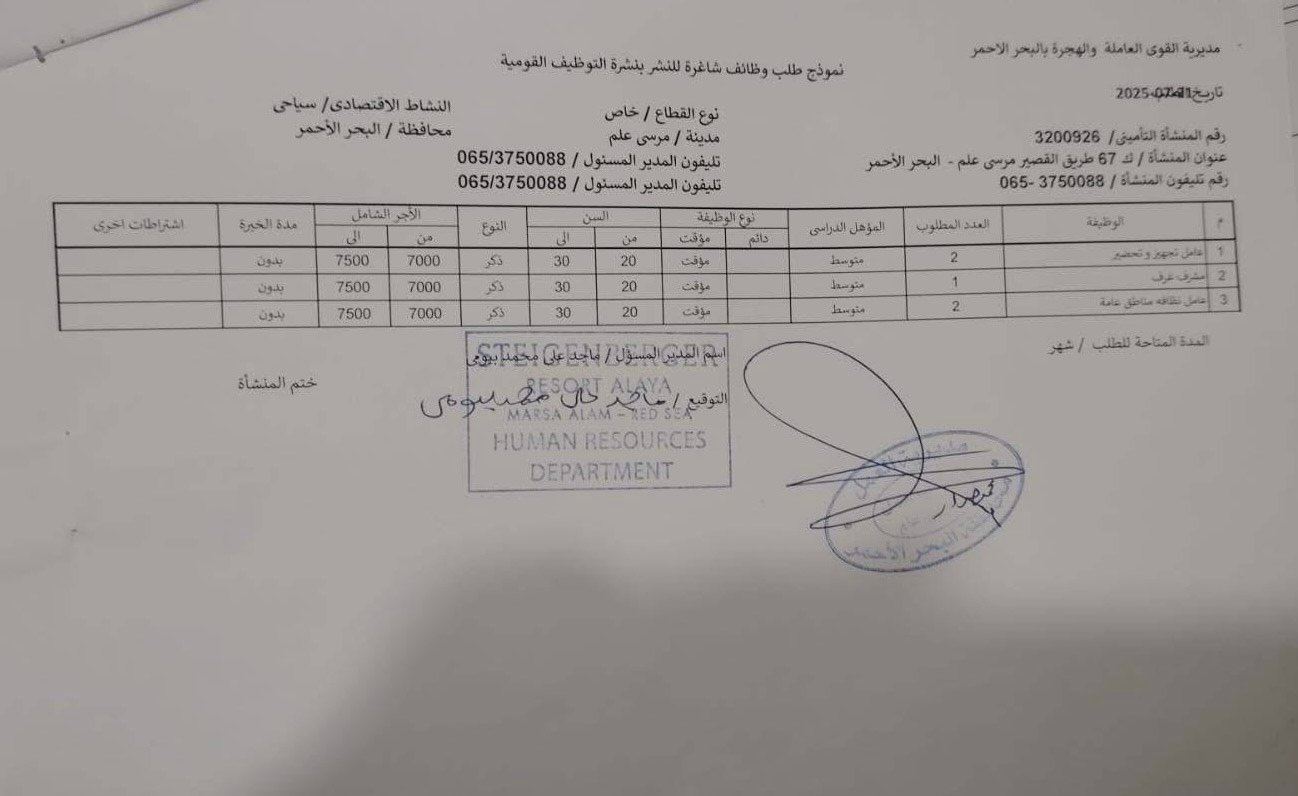 60 وظيفة شاغرة (22) 60 وظيفة شاغرة (22)