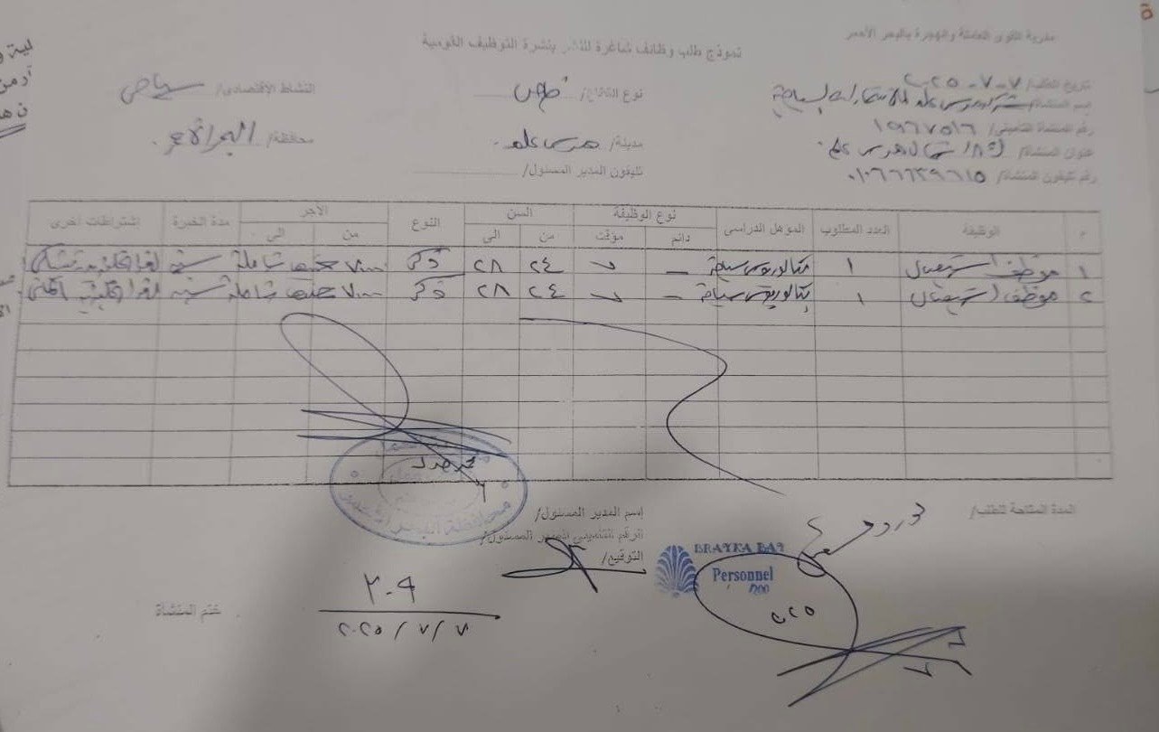 60 وظيفة شاغرة (12) 60 وظيفة شاغرة (12)