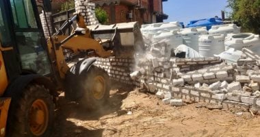 إزالة 326 حالة إشغال طريق خلال حملات مكثفة في مراكز محافظة البحيرة
