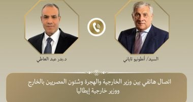 اتصال هاتفي بين وزير الخارجية ونظيره الإيطالي لبحث آخر التطورات في قطاع غزة