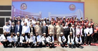 "القوات المسلحة تنظم زيارة لوزارة الشباب وطلبة الجامعات إلى مجمع الصناعات الهندسية"