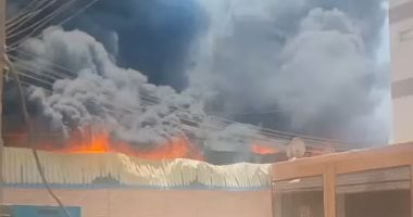 النيابة العامة تُكلف المعمل الجنائي لتحديد أسباب حريق ورشة في منطقة العبور