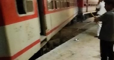 خروج عربات قطار عن القضبان بمحطة السنطة بالغربية دون وقوع إصابات