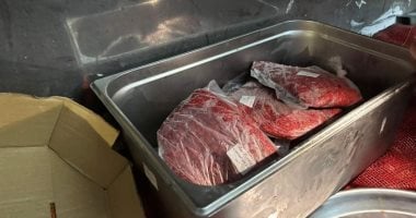 ضبط 5 أطنان لحوم حيوانات مريضة مذبوحة خارج المجازر وغير صالحة للاستهلاك في محافظة المنوفية