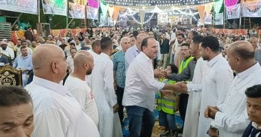 مؤتمر جماهيري داعم لمرشحي القائمة الوطنية والفردي في انتخابات مجلس الشيوخ بمحافظة الشرقية بمنشأة أبو عمر