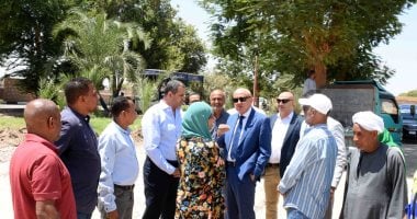 محافظ الأقصر يتفقد مشروعات تطوير البنية التحتية وإزالة الإشغالات في عدة مناطق