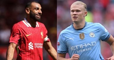 محمد صلاح يتنافس مع هالاند على لقب هداف الدوري الإنجليزي خلال السنوات الثلاث الماضية