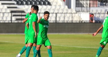 هدف المصري في شباك الصفاقسي خلال أولى مباريات معسكر التدريب في تونس