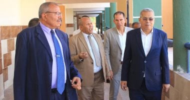 وكيل تعليم سوهاج يقوم بزيارة تفقدية للمدرسة اليابانية في مركز جهينة