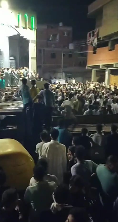 تشييع الجثمان بقرية السحايت بالحامول تشييع الجثمان بقرية السحايت بالحامول