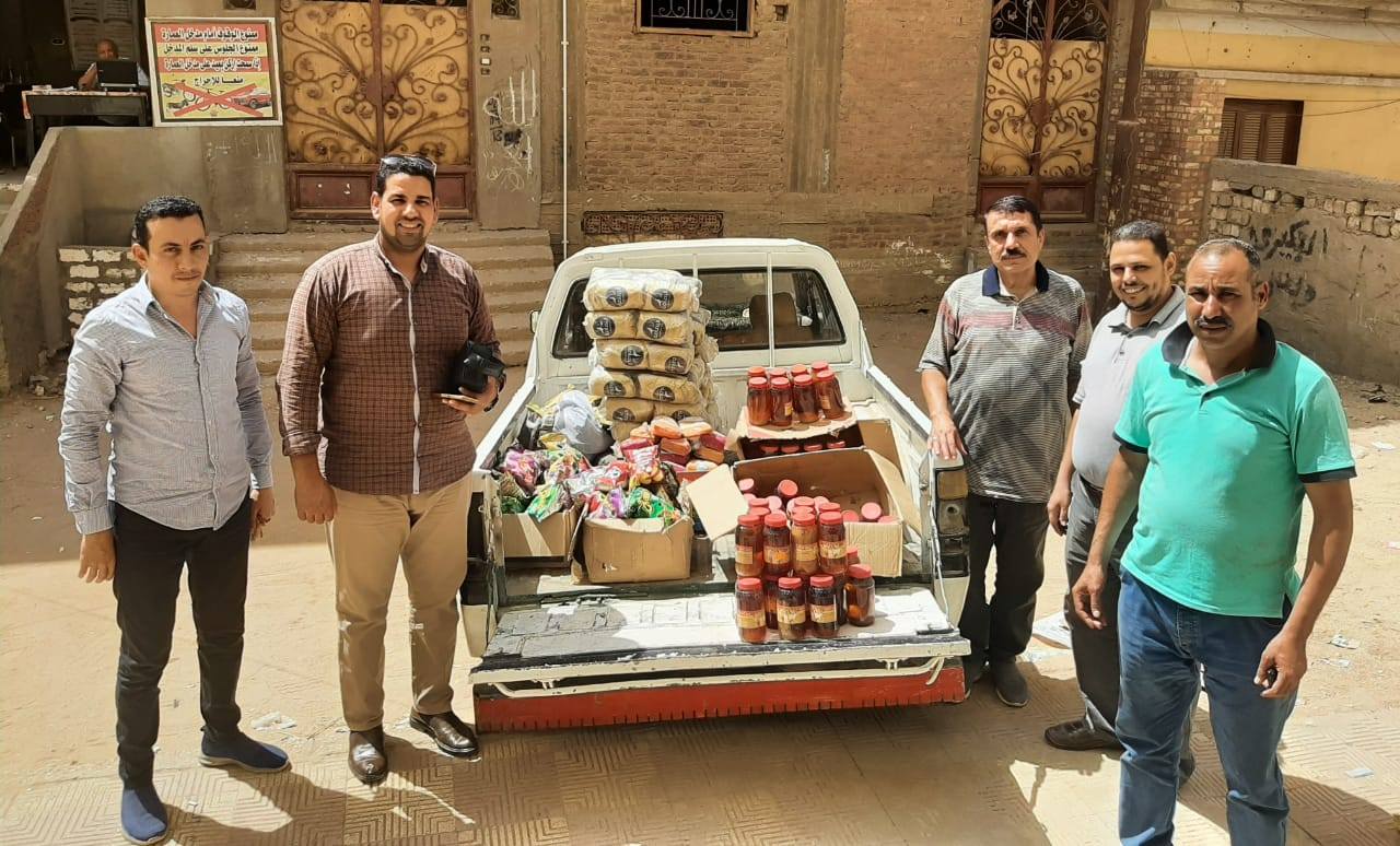 مضبوطات الحملة التموينية مضبوطات الحملة التموينية