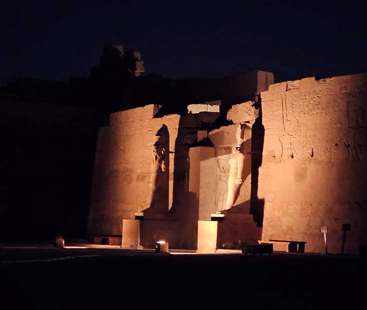 فعاليات عروض الصوت والضوء في معابد الكرنك لبهجة سياح العالم فعاليات عروض الصوت والضوء في معابد الكرنك لبهجة سياح العالم