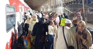 وصول قطار الأشقاء السودانيين لمحطة السد العالي في الأسبوع الثالث