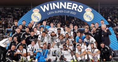 أفضل الأندية تتويجًا بلقب كأس السوبر الأوروبي مع ريال مدريد في الصدارة