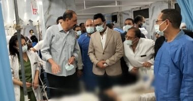 استقبال 13 مصابًا بحروق في وحدة الحروق بمستشفى سوهاج العام