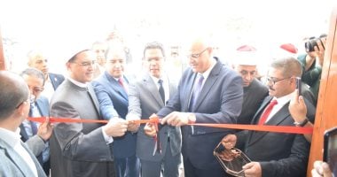 افتتاح مسجد الحبيب المصطفى بحضور محافظ القليوبية ورئيس جامعة بنها ومدير الأمن