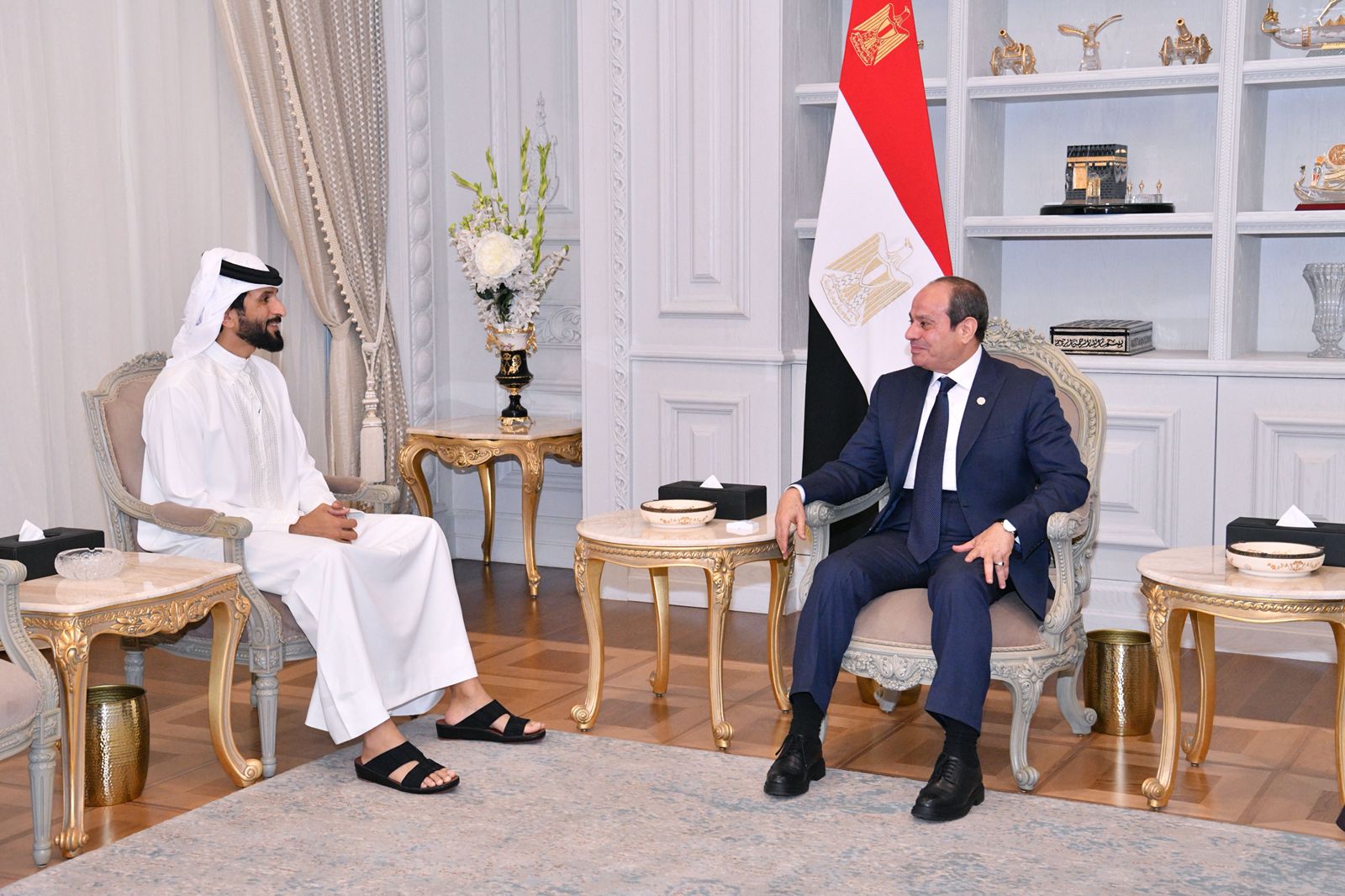 لقاء الرئيس السيسي مع الوفد البحريني
