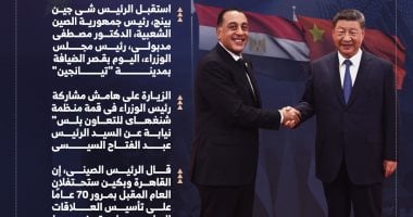 الرئيس الصيني يستقبل رئيس الوزراء في قصر الضيافة بمدينة تيانجين
