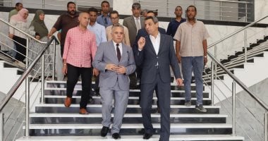 الشاذلي وحنيجل يتفقدان مقر جامعة السويس الأهلية استعداداً لانطلاق العام الدراسي الأول