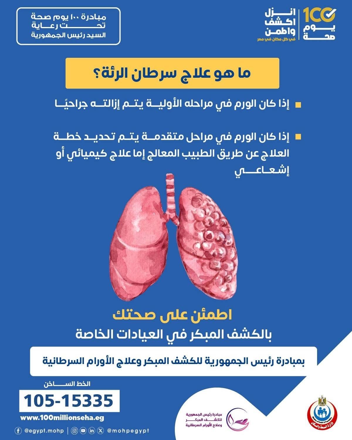 علاج سرطان الرئة علاج سرطان الرئة