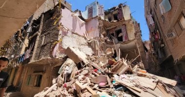 انهيار أسقف منزل قديم مكون من 3 طوابق بالغربية واشتعال البحث عن سيدة تحت الأنقاض