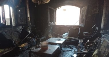 حريق في طابق أرضي بعقار بمدينة قليوب والسيطرة الفورية من الحماية المدنية
