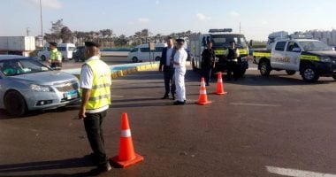 حملات مرورية مكثفة لرصد المخالفات على محاور القاهرة والجيزة