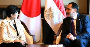 رئيس الوزراء يبحث مجالات التعاون المشترك مع محافظ طوكيو