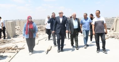 رئيس جامعة القناة يشيد بالتقدم الكبير في بناء مبنى كلية الهندسة الجديد بمساحة 7800 متر مربع
