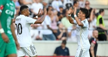 ريال مدريد يتقدم بثنائية في الشوط الأول أمام دبليو إس جي تيرول | مشاهدة الفيديو الكامل