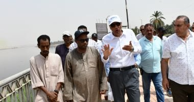 سكان أبو الريش قبلي يشكرون محافظ أسوان لحل أزمة انقطاع المياه