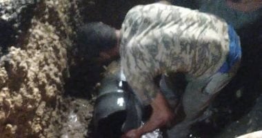 "شركة مياه الشرقية تدفع فريقًا لإصلاح كسر ماسورة تسببت في غمر 3 مناطق بالزقازيق"