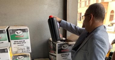ضبط مصنعين لإعادة تعبئة زيوت سيارات مجهولة المصدر بتمي الأمديد في محافظة الدقهلية