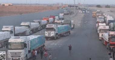 عبور 21 شاحنة مساعدات إماراتية ضمن القافلة الـ15 لدعم الفلسطينيين في قطاع غزة