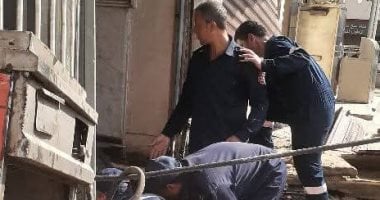 لجنة هندسية تفحص العقارات في الزقازيق عقب حريق مطعم مشويات وإصابة عامل