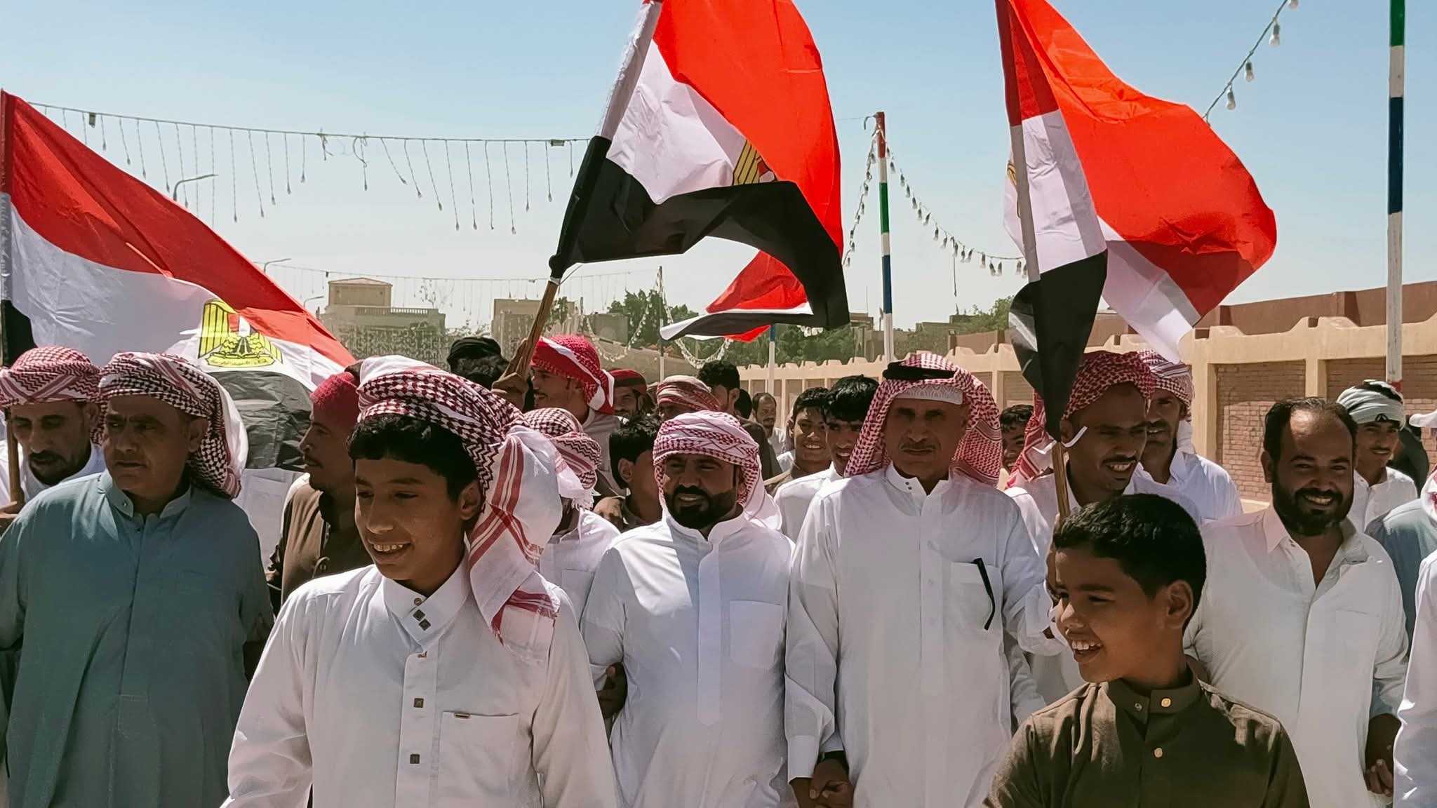إقبال الناخبين على اللجان الانتخابية في رأس سدر