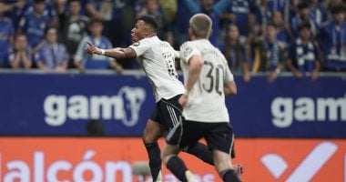 مبابى يسجل هدف الوحيد للريال ضد ريال أوفييدو في الشوط الأول من الدوري الإسباني