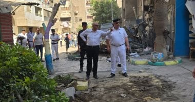 محافظ القليوبية يشرف على حملة إزالة التعديات بمحور العصار بشارع 15 مايو