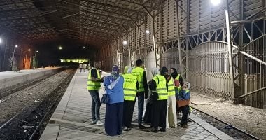 محطة قطار أسوان تستعد لاستقبال الفوج الثالث من الأشقاء السودانيين تمهيدًا لعودتهم
