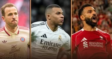 محمد صلاح ومبابى وكين يتصدرون قائمة أفضل 10 هدافين في دوريات أوروبا لعام 2025