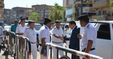 مدير أمن سوهاج يتفقد الشوارع الرئيسية للوقوف على الأوضاع الأمنية والمرورية