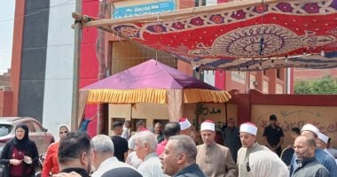 مسيرة رجال الأوقاف والتعليم بميت ربيعة لتشجيع المشاركة في الانتخابات