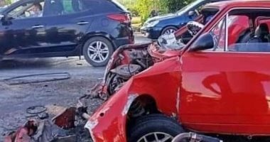 مصرع شخصين وارتفاع عدد المصابين إلى 9 في حادث تصادم ثلاث سيارات بمحافظة قنا