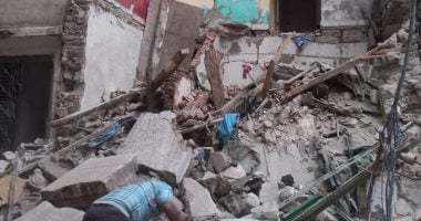 مصرع عامل وطفل جراء انهيار منزل بمنطقة دار السلام في محافظة سوهاج