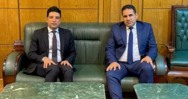 نائب محافظ سوهاج يقدم التهنئة لمدير الأمن الجديد بمناسبة تولي مهام منصبه