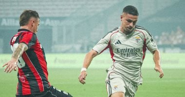 نيس يخسر مقابل بنفيكا بنتيجة 2-0 في ذهاب ملحق دوري أبطال أوروبا في غياب عبد المنعم