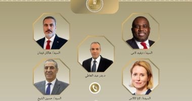 وزير الخارجية يناقش مع نظيريه البريطاني والتركي مستجدات وقف إطلاق النار في غزة