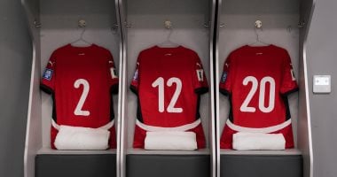 غرفة ملابس منتخب مصر قبل مواجهة إثيوبيا في تصفيات كأس العالم 2022