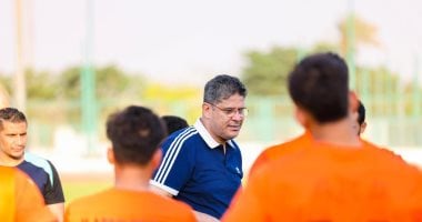 أول مباراة رسمية لأيمن الرمادي مع البنك الأهلي في الدوري المصري مع بتروجت